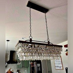 Pottery Barn Clarissa Chandelier 30”, used and in excellent condition.